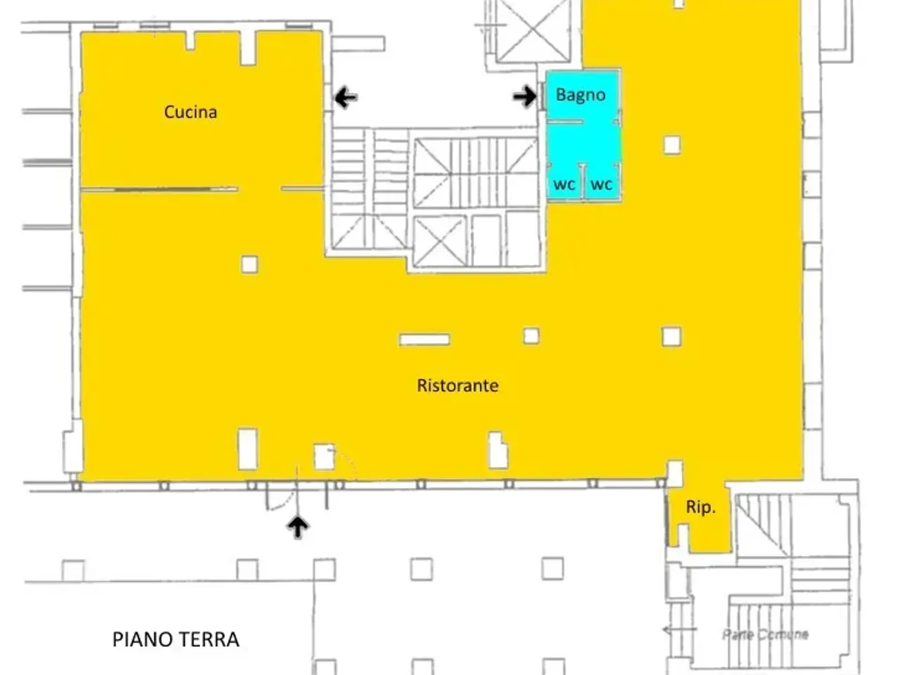 Negozio in Via Ramazzotti 24, Monza, {3} - Planimetria 1