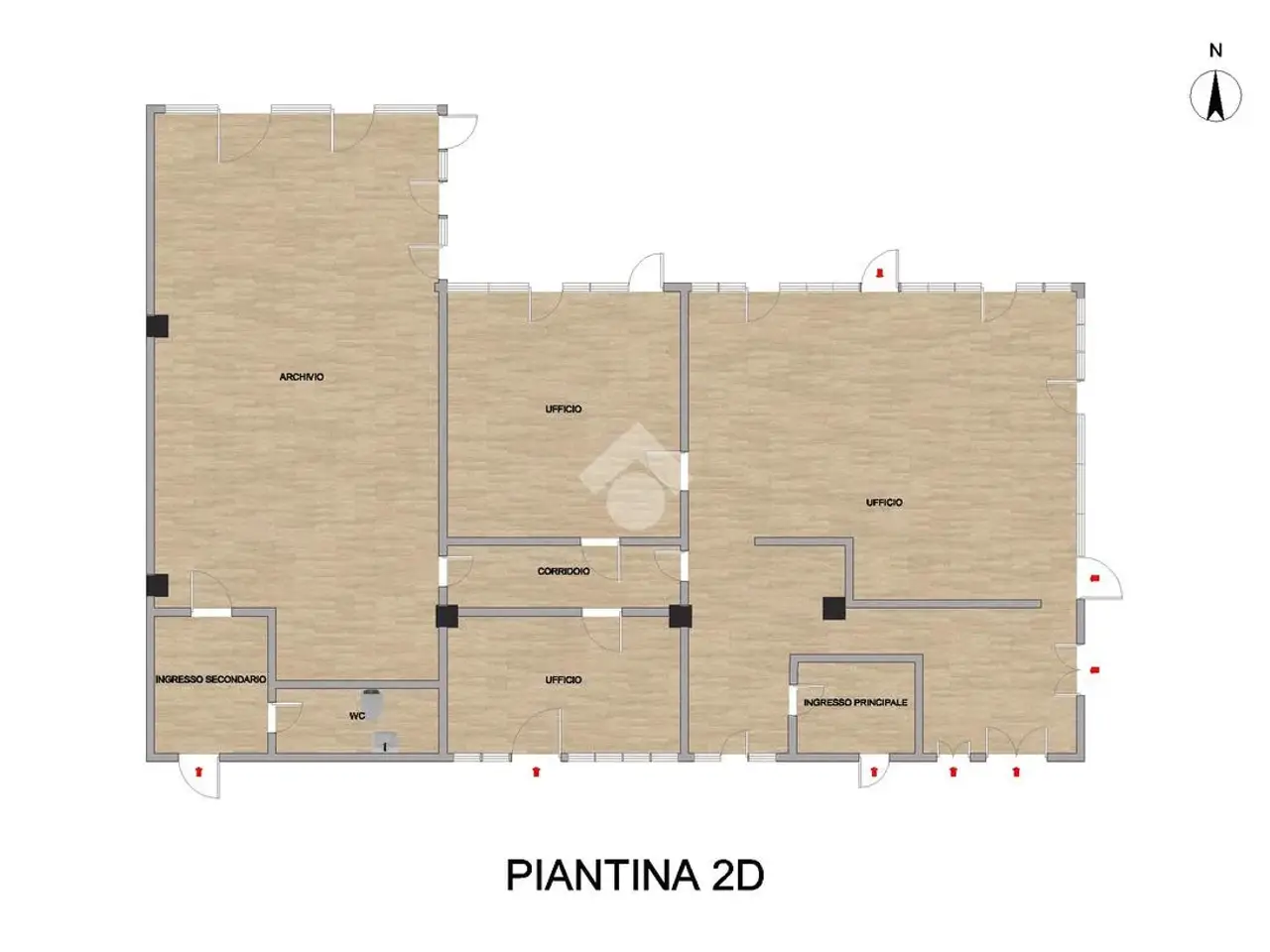Ufficio in Via Brescia 3, Leno, {3} - Planimetria 1