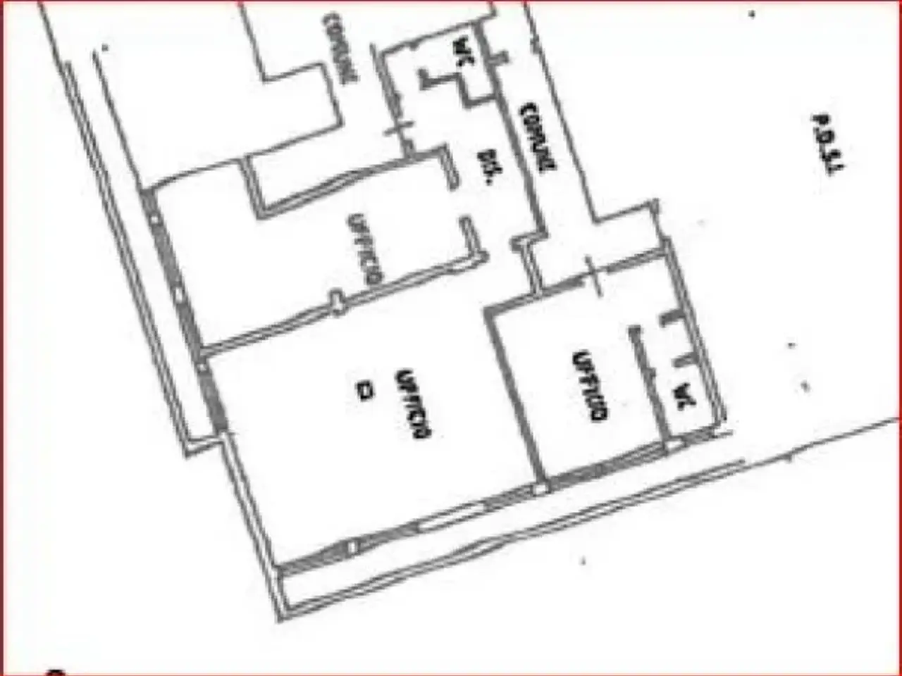 Ufficio in Via Achille Muzio 15, Bergamo, {3} - Planimetria 1
