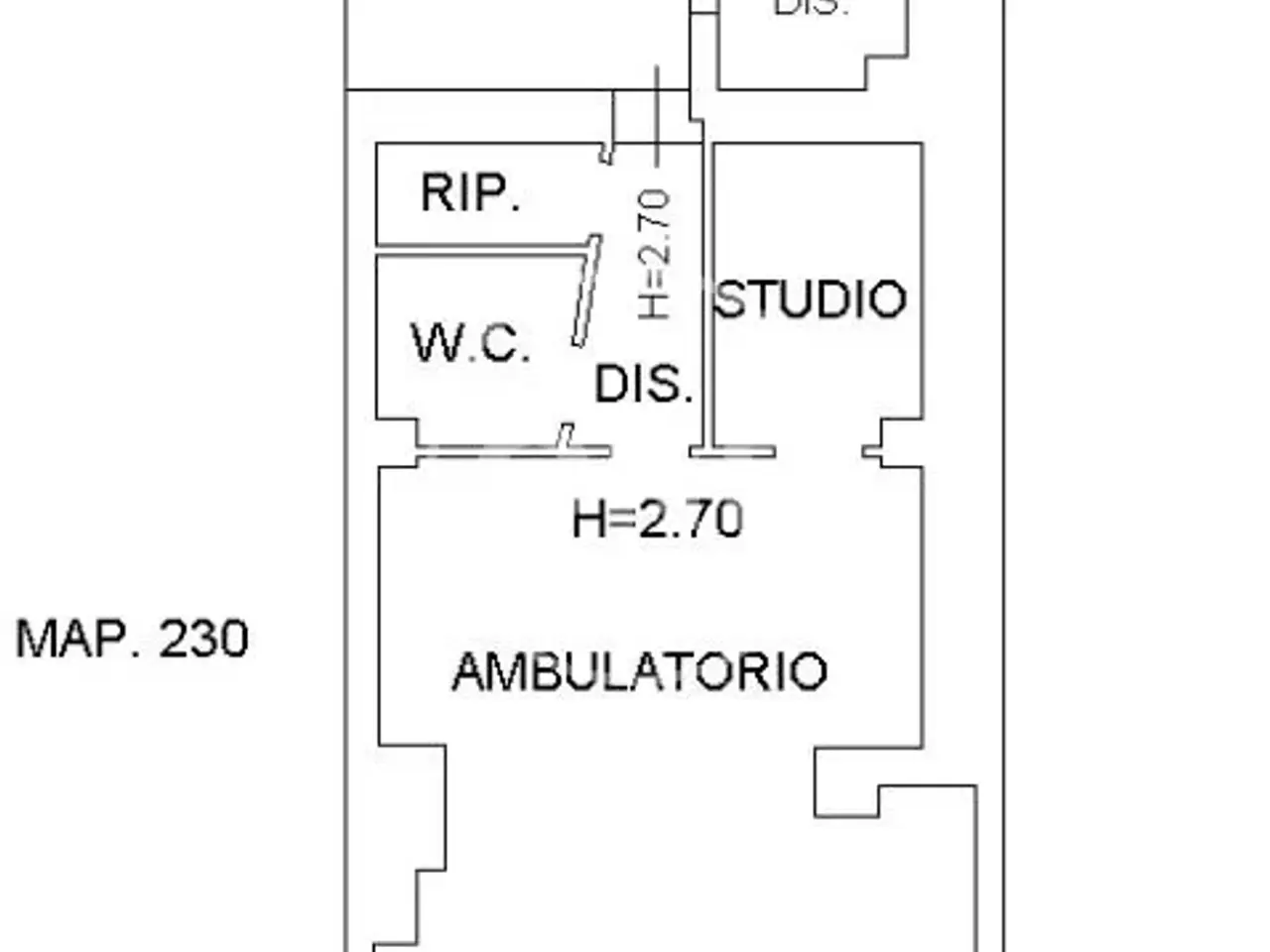 Ufficio in Via Madonna delle Grazie 72, Catignano, {3} - Planimetria 1