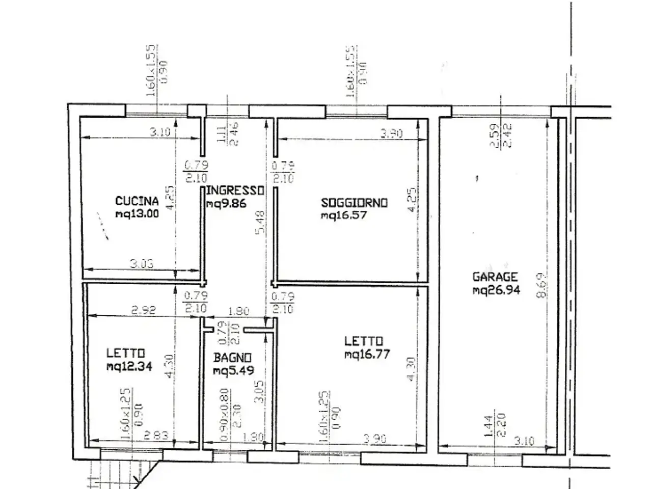 Palazzina commerciale in Cavarzere Via Piave 00, Cavarzere, {3} - Planimetria 1
