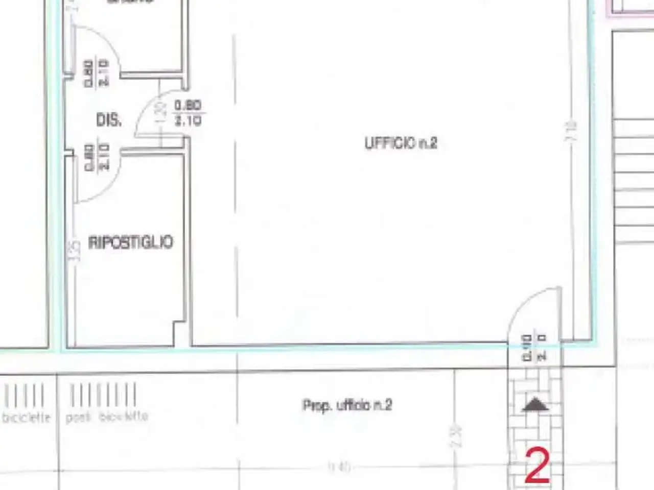 Ufficio in Via Trieste 55, Maiolati Spontini, {3} - Planimetria 1