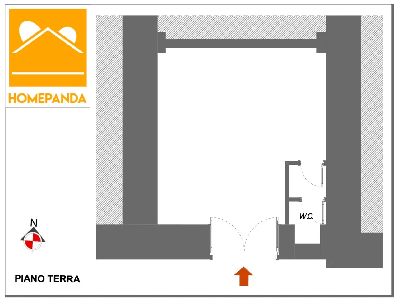 Negozio in Via Gian Giuseppe Carulli 94, Bari, {3} - Planimetria 1