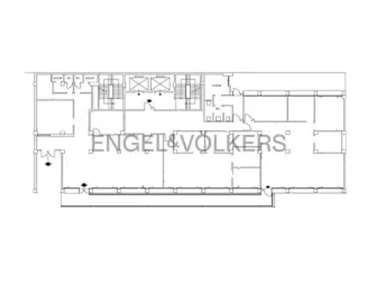 Ufficio in Via Cristoforo Colombo 163, Roma, {3} - Planimetria 1