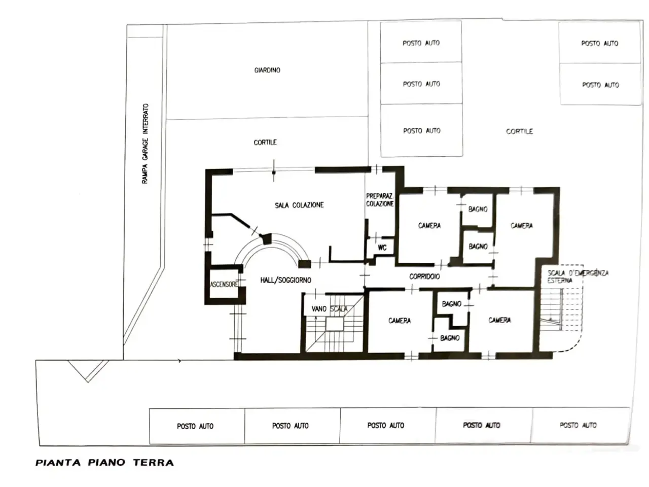 Albergo in , Nago Torbole, {3} - Planimetria 1