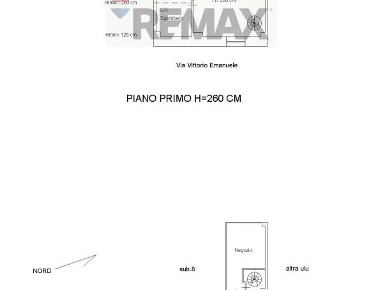 Negozio in Via Vittorio Emanuele 268, Santa Maria Di Licodia, {3} - Planimetria 1