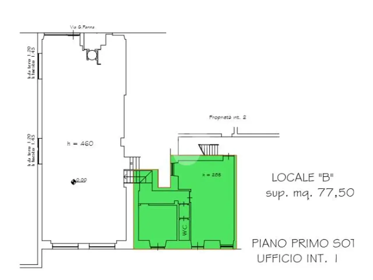 Ufficio in Via Roma 179, Pomezia, {3} - Planimetria 1