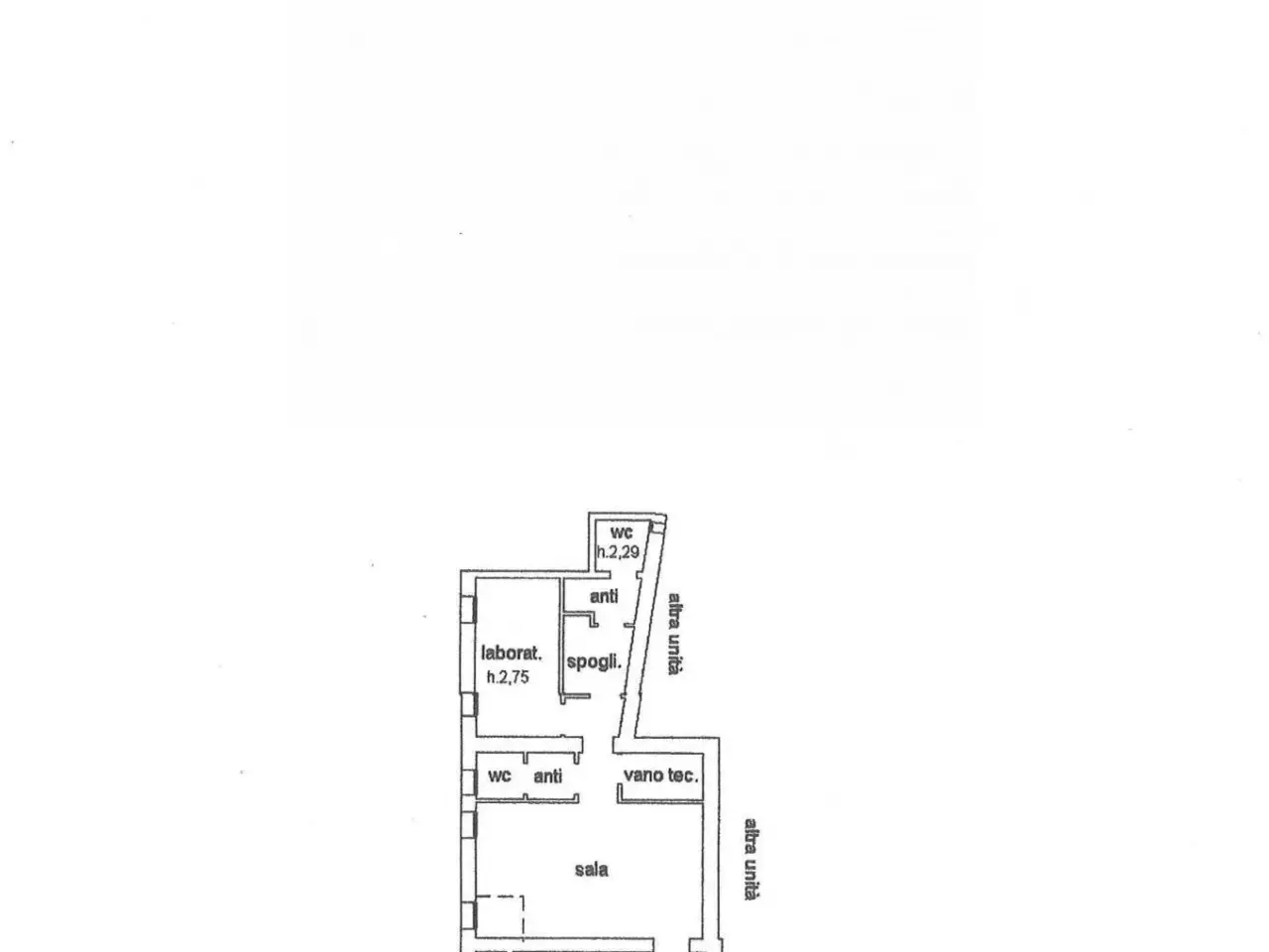 Negozio in Via Bertolini 25, Montebelluna, {3} - Planimetria 1