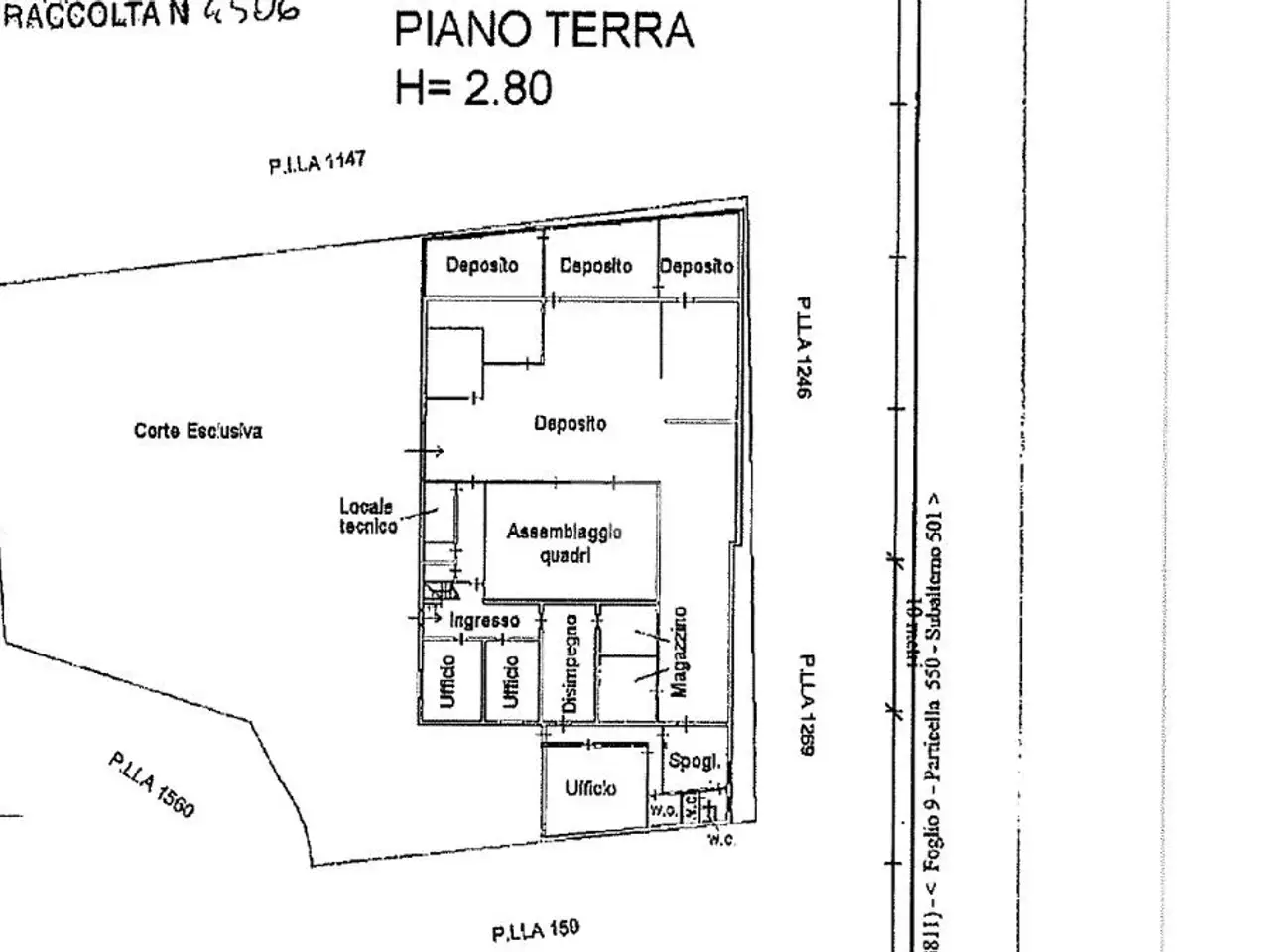 Capannone in Via Verona 2, Pomezia, {3} - Planimetria 1