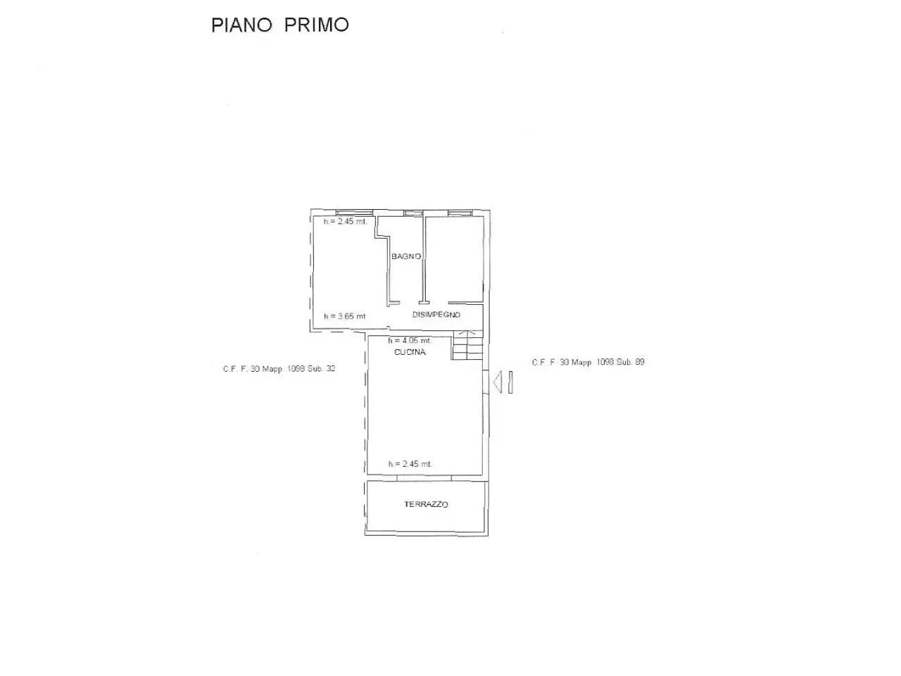 Fabbricato misto in Località Ea Bianca, Arzachena, {3} - Planimetria 1