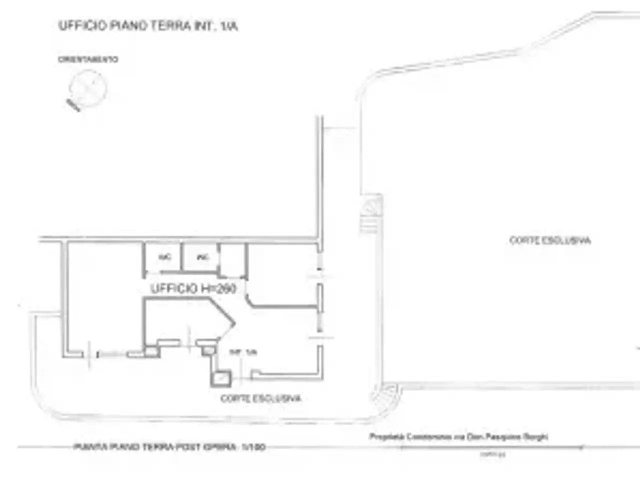 Ufficio in Viale Don Pasquino Borghi, Roma, {3} - Planimetria 1