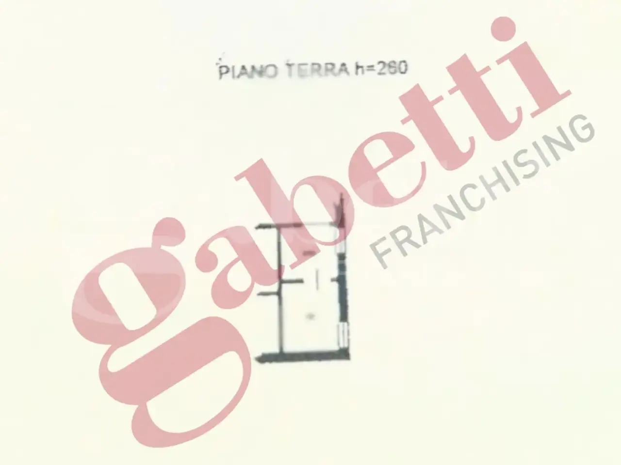 Negozio in Chioggia - Calle San Giacomo, Chioggia, {3} - Planimetria 1