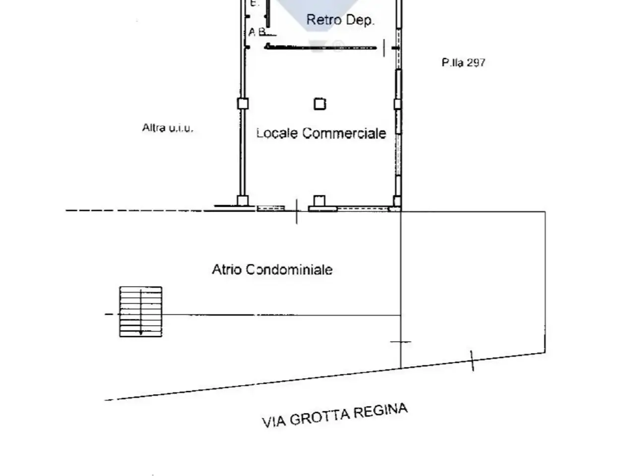 Negozio in Via Grotta della Regina 27, Bari, {3} - Planimetria 1