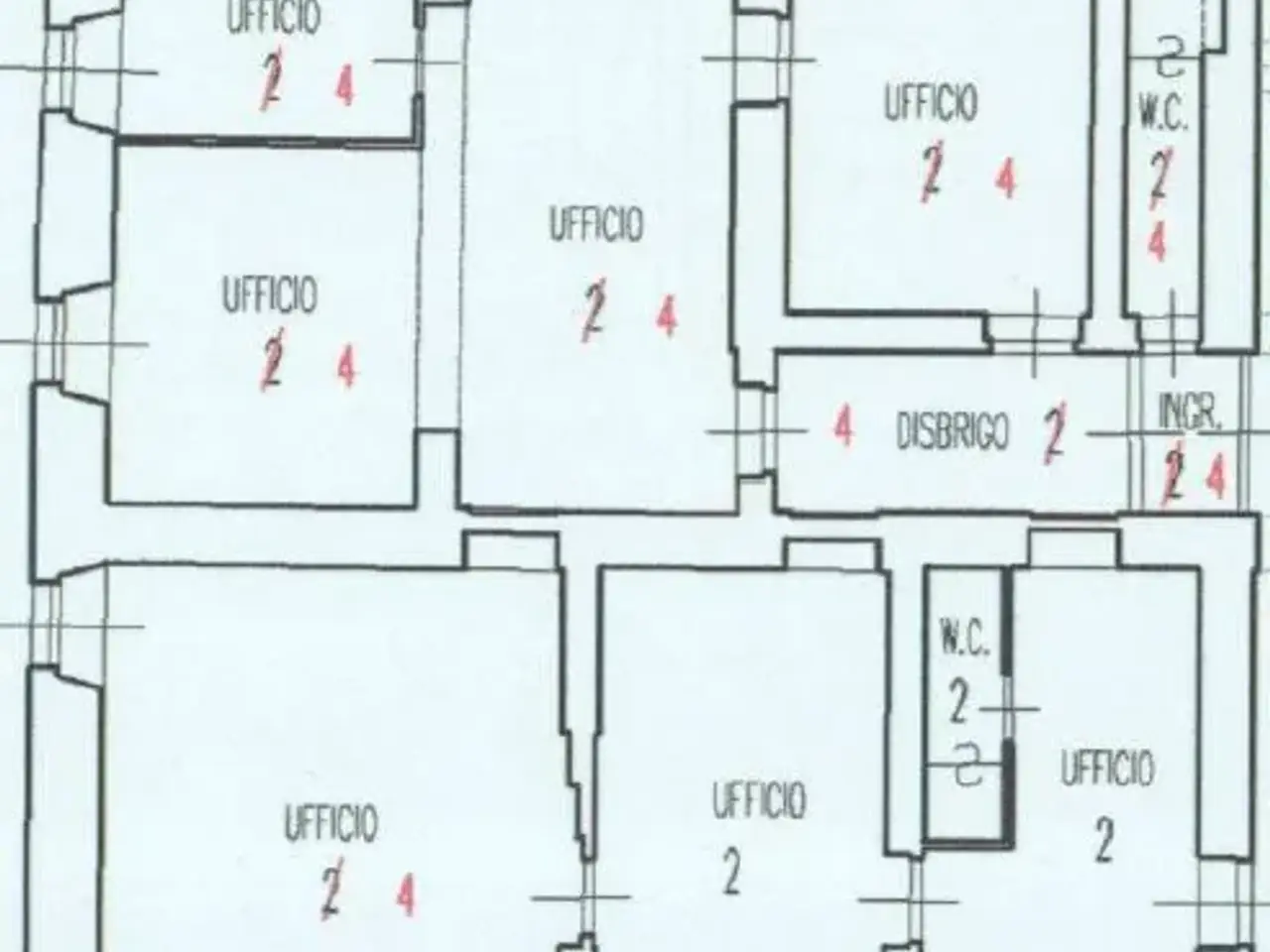 Ufficio in Corso Antonio Rosmini, Rovereto, {3} - Planimetria 1