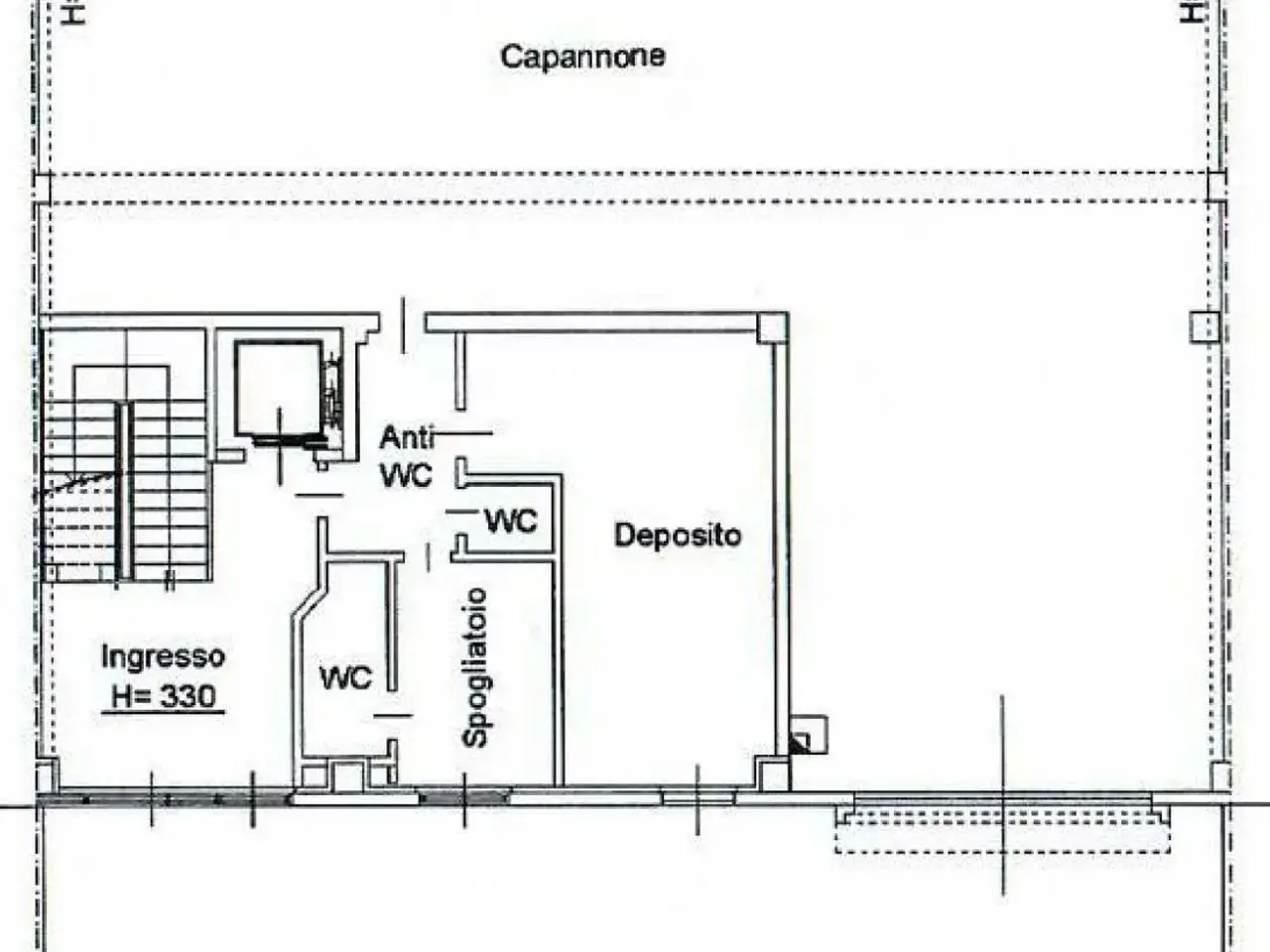 Capannone in Via dell'Artigianato, Vanzago, {3} - Planimetria 1