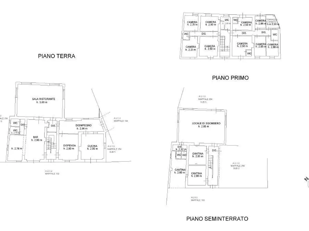 Hotel in , Zavattarello, {3} - Planimetria 1