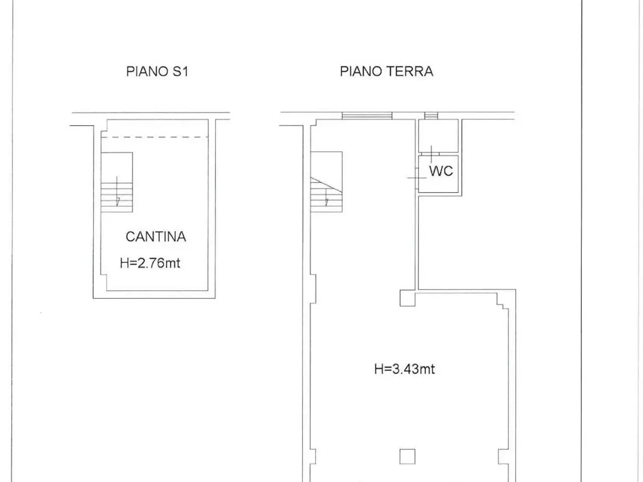 Locale commerciale in Via Francesco Laparelli, Roma, {3} - Planimetria 1