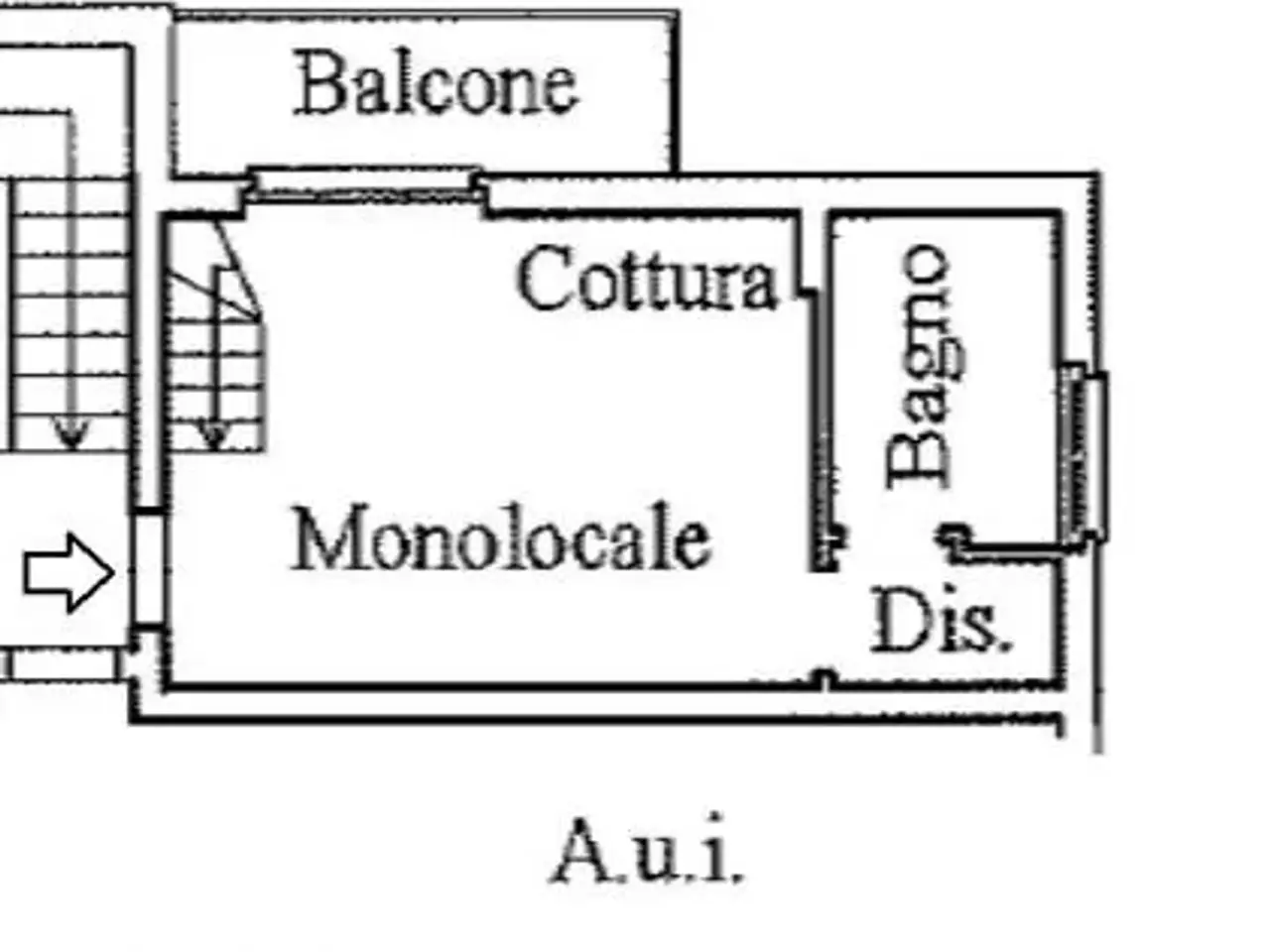 Monolocale in vendita, Via dell'Industria 1, Viganò - Planimetria 1