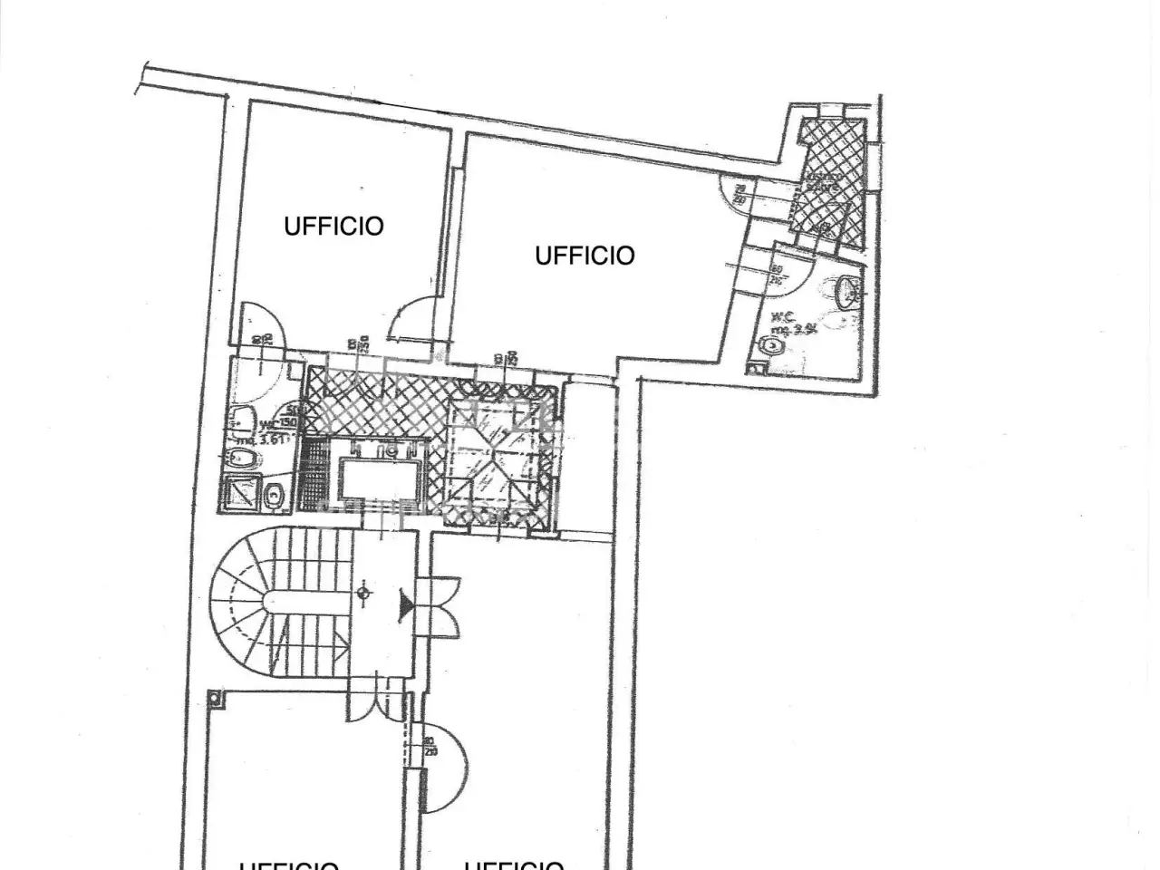 Ufficio in Corso Duomo 30, Modena, {3} - Planimetria 1
