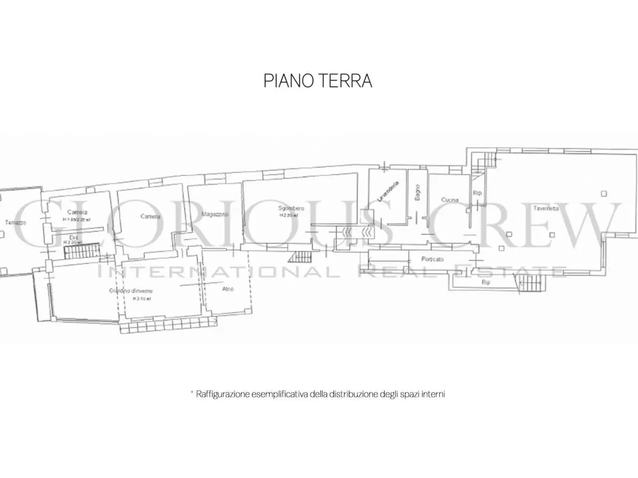 Azienda agricola in Via Braia 2, Brozolo, {3} - Planimetria 1