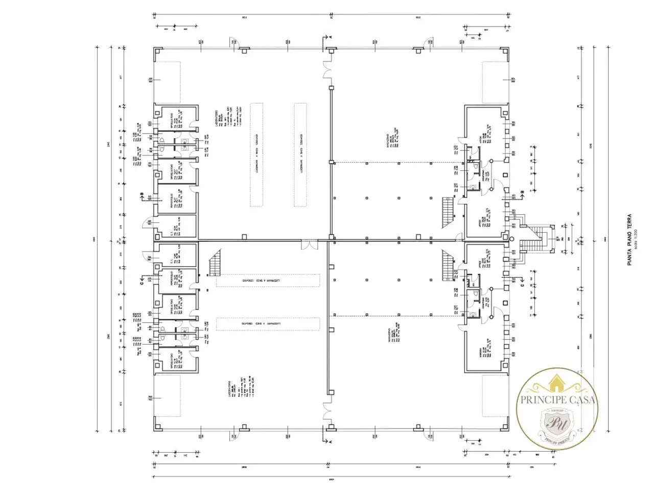 Capannone in Via Calmana 108, Villa Estense, {3} - Planimetria 1