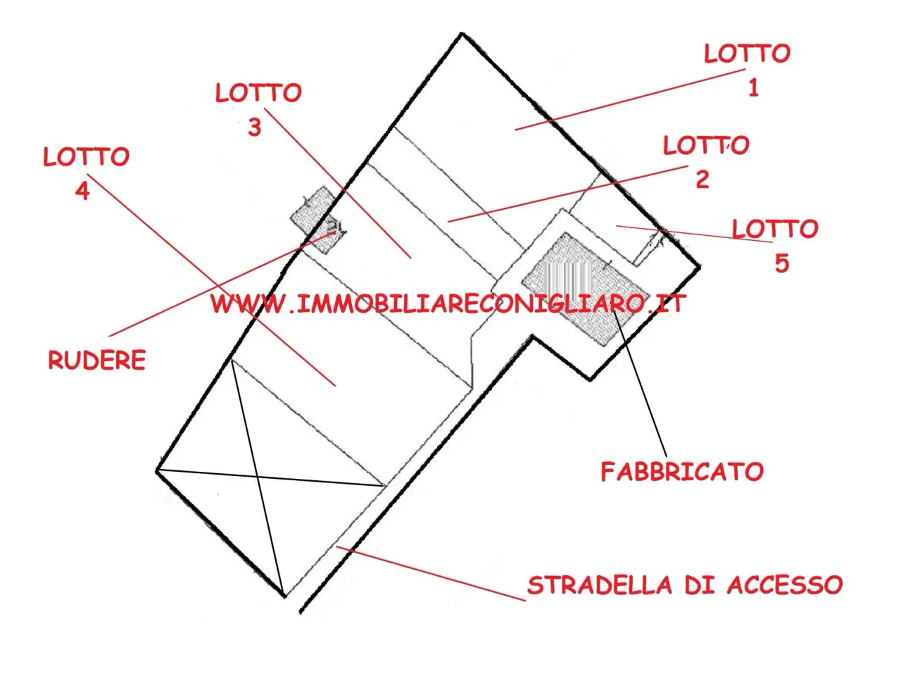 Villa in vendita, Via Alcide De Gasperi, Cinisi - Planimetria 1