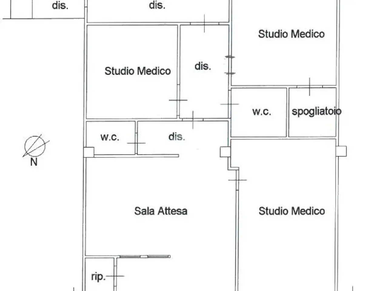 Ufficio in Via America Latina 75, Frosinone, {3} - Planimetria 1