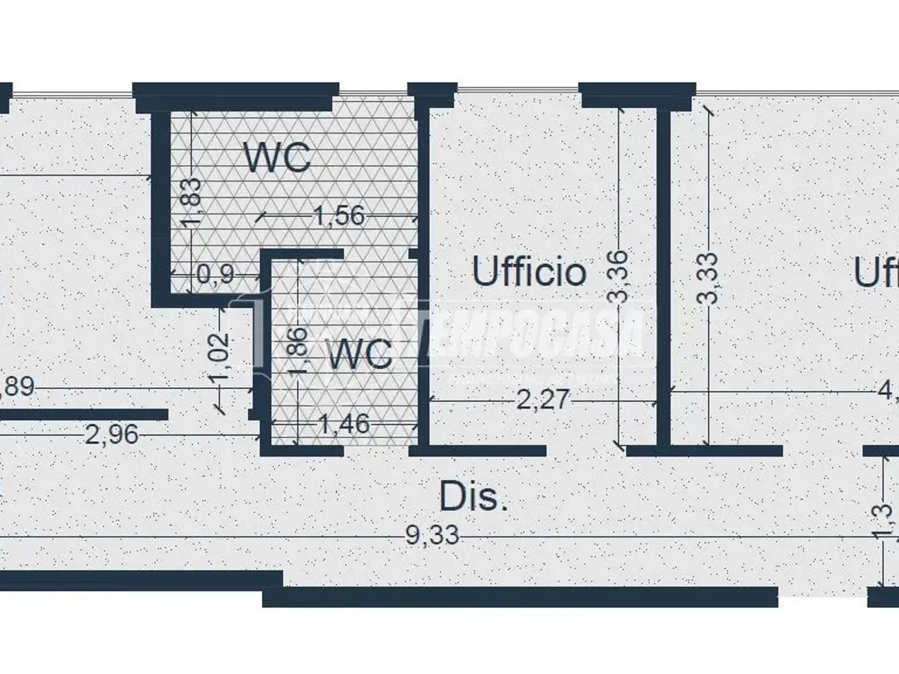 Ufficio in Via dei Ciclamini 11, Milano, {3} - Planimetria 1