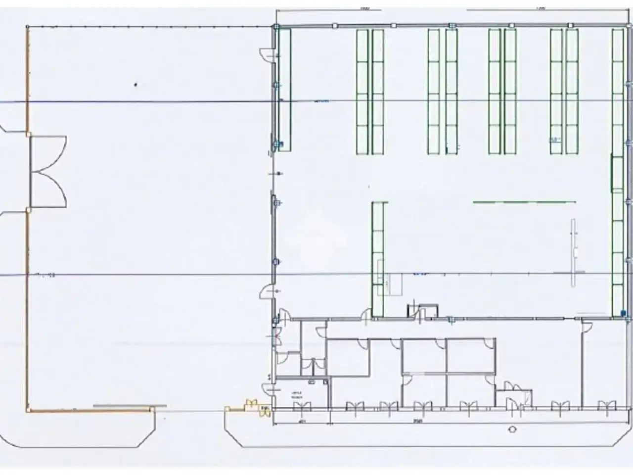 Capannone in Via Calabria 6, San Giuliano Milanese, {3} - Planimetria 1