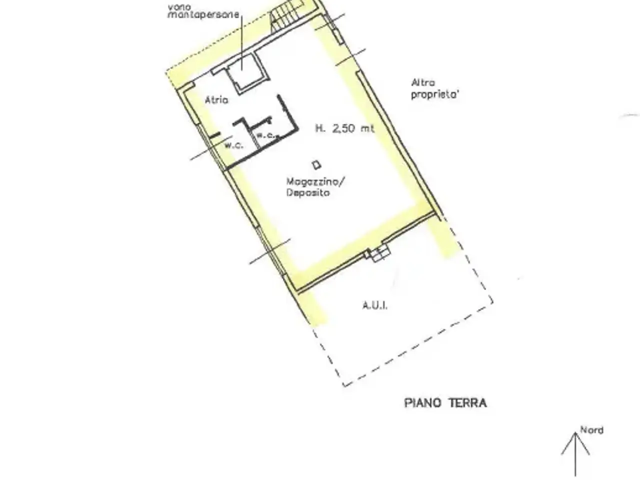 Negozio in Via Castelli 6, Gemonio, {3} - Planimetria 1