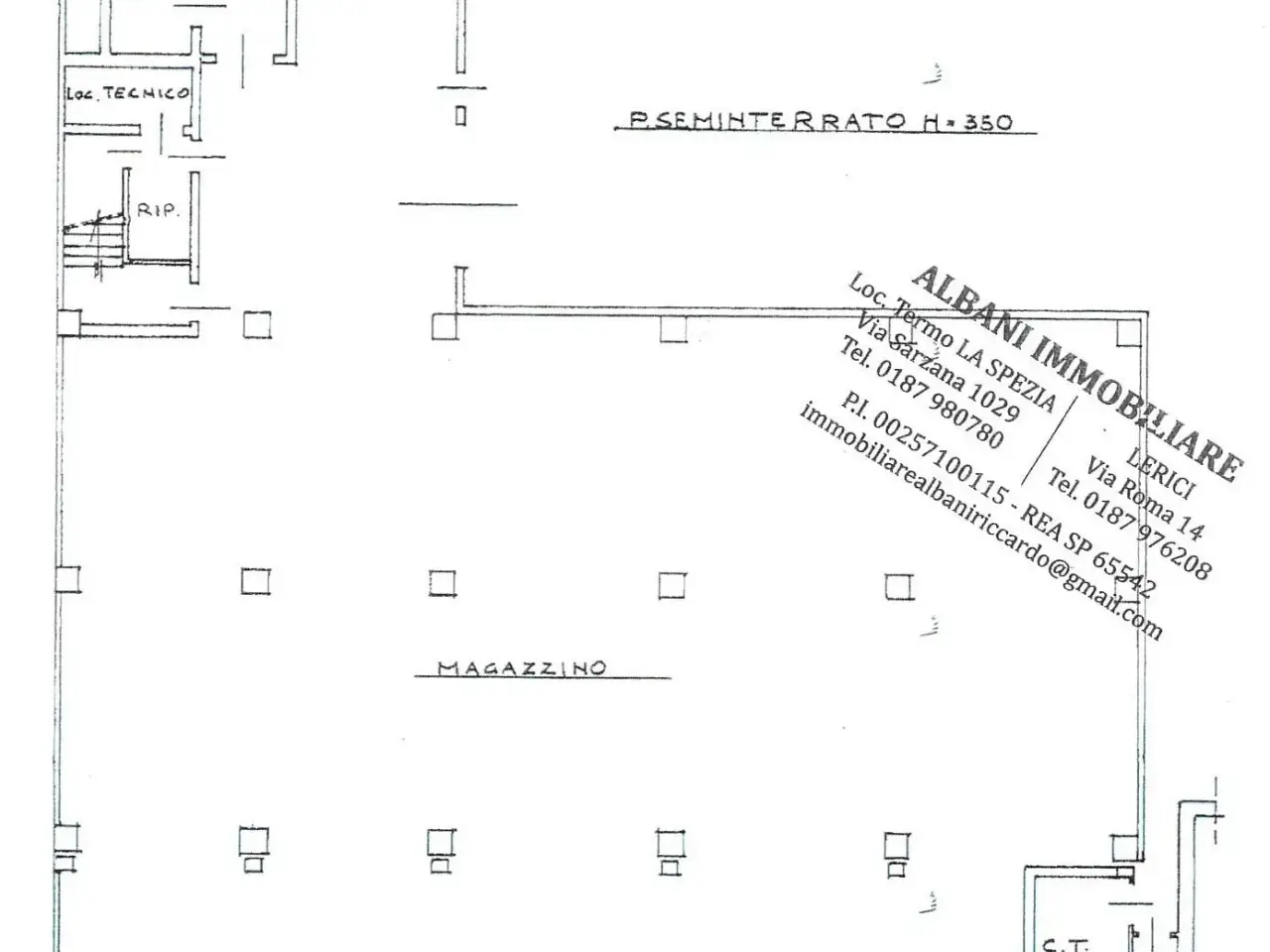 Capannone in , Aulla, {3} - Planimetria 1