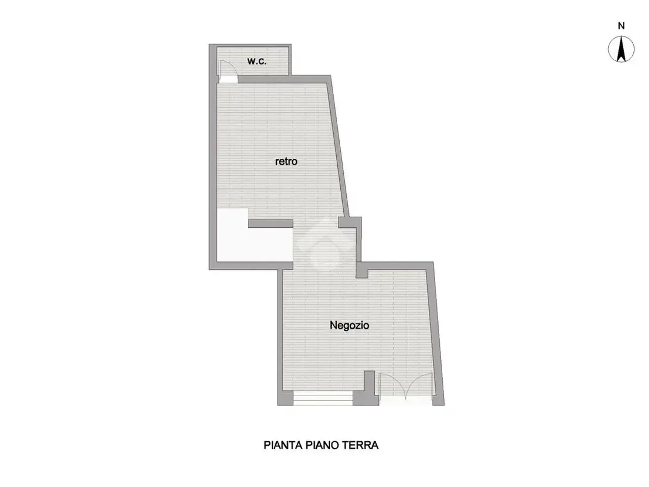 Negozio in Corso Adriatico 8, Sant'Egidio Alla Vibrata, {3} - Planimetria 1