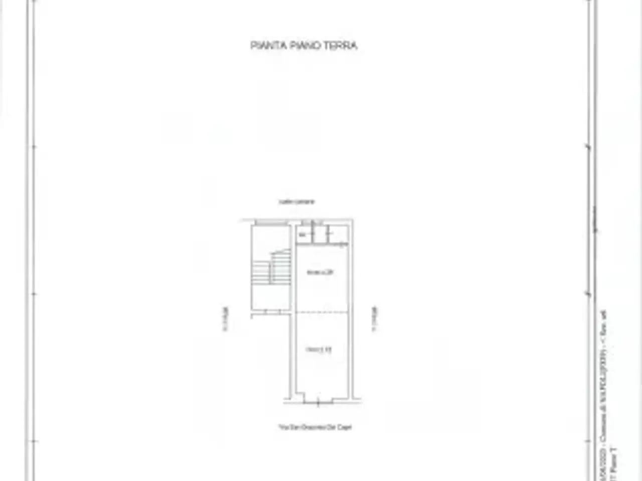 Negozio in Via San Giacomo dei Capri 37, Napoli, {3} - Planimetria 1