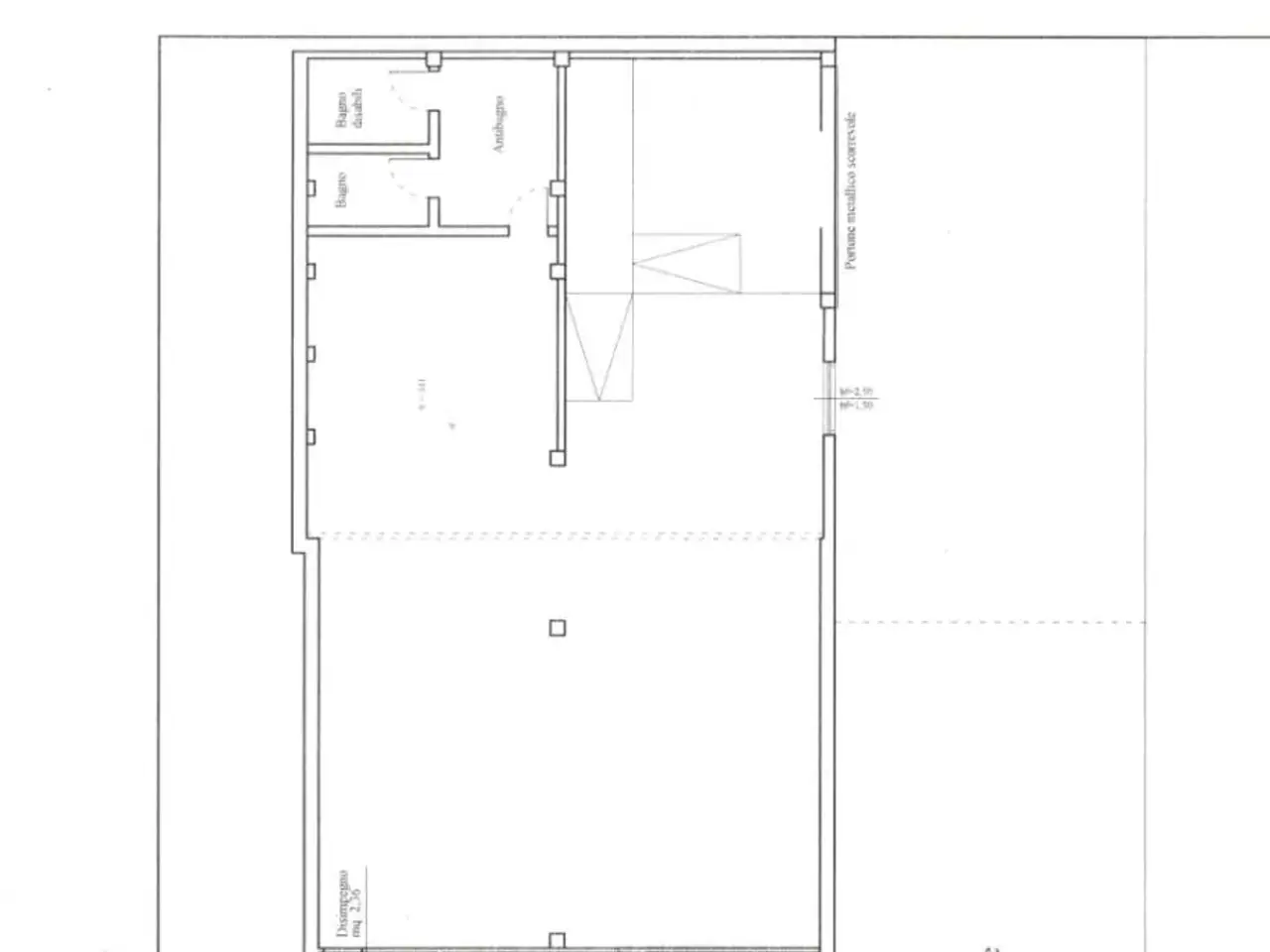 Negozio in Via Fratelli Bandiera 1, Venezia, {3} - Planimetria 1