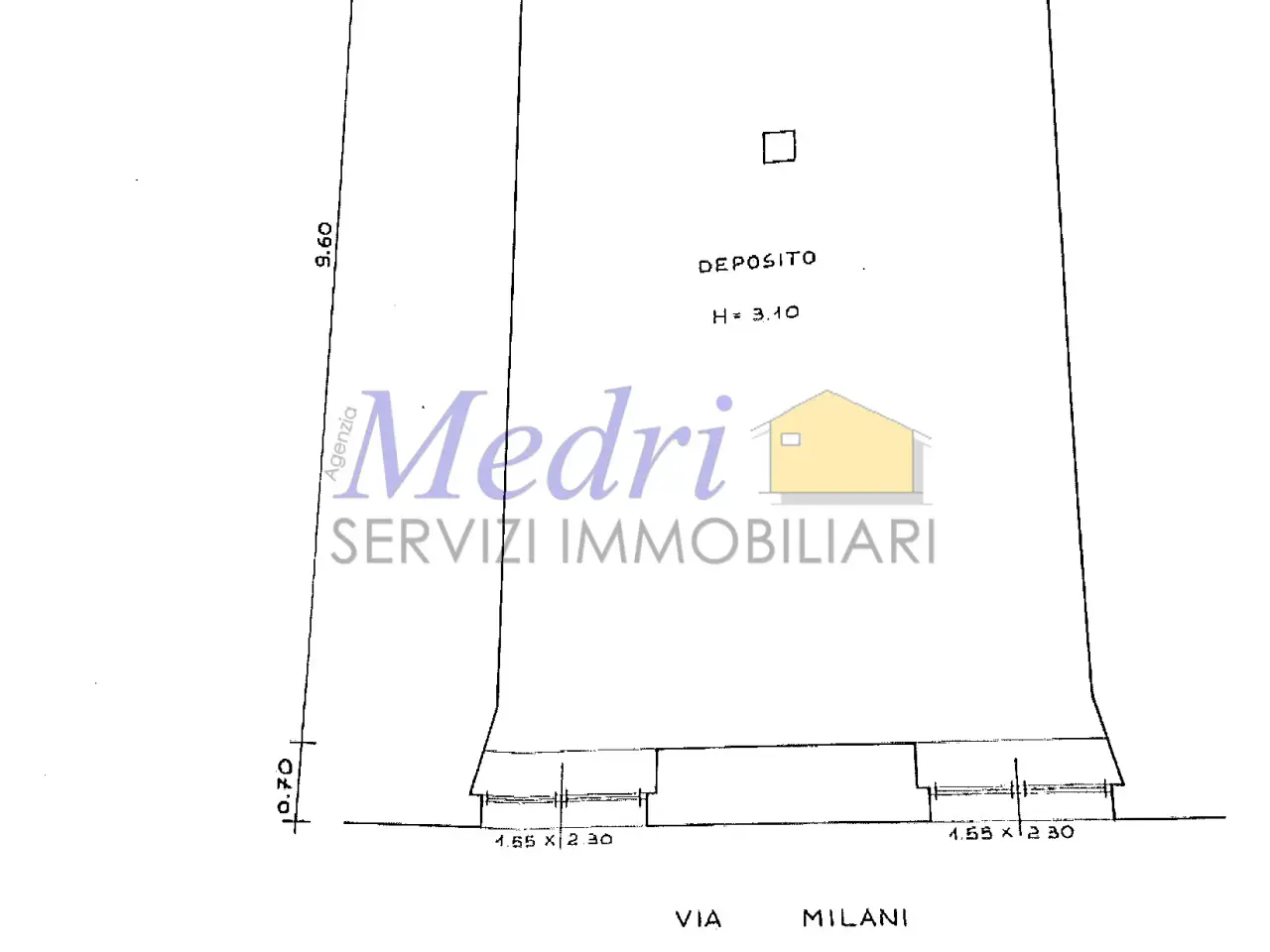 Laboratorio in , Cesena, {3} - Planimetria 1
