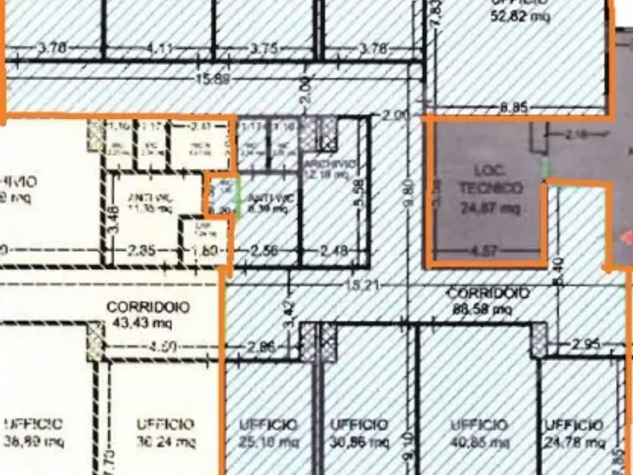 Ufficio in S.S.114 - Pistunina 5.400, Messina, {3} - Planimetria 1