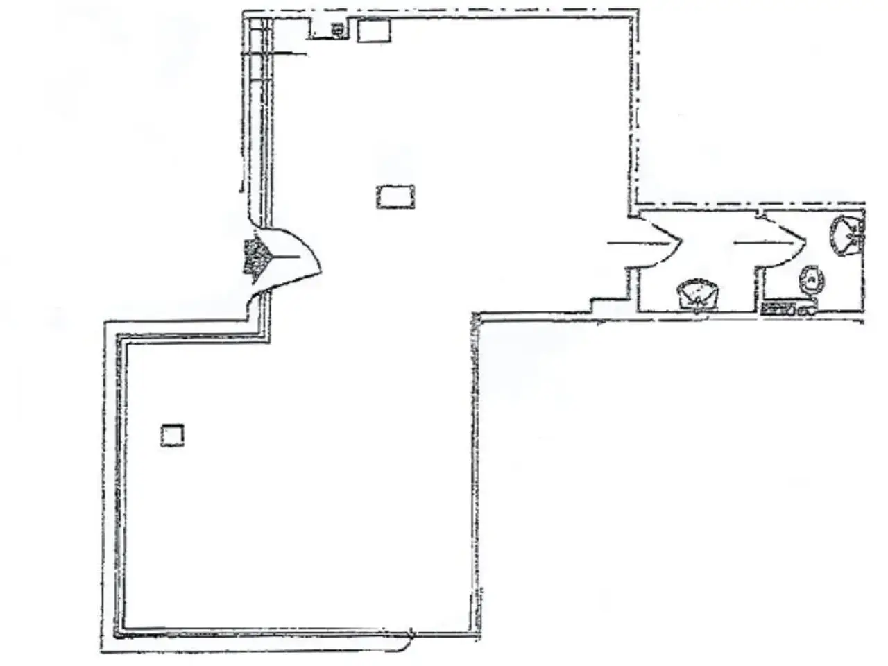 Negozio in Via Sorte, Brembate Di Sopra, {3} - Planimetria 1