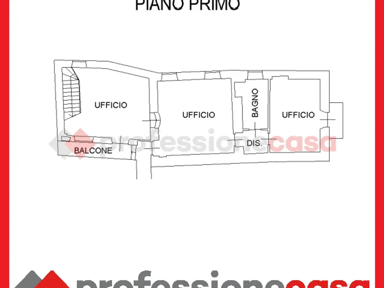 Ufficio in Via Caduti per La Libertà  3, Cumiana, {3} - Planimetria 1