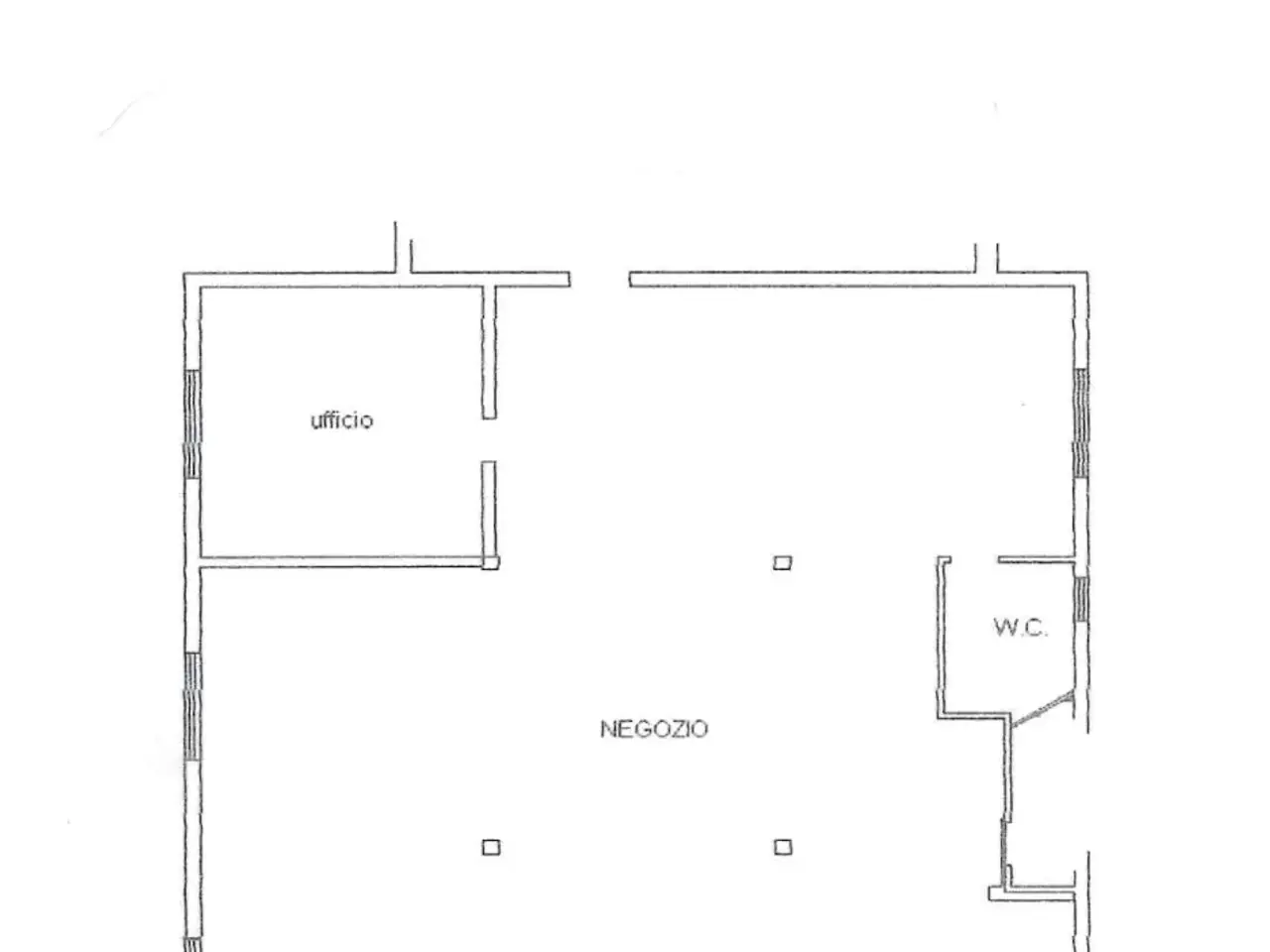 Negozio in Viale Ungheria, Casale Di Scodosia, {3} - Planimetria 1