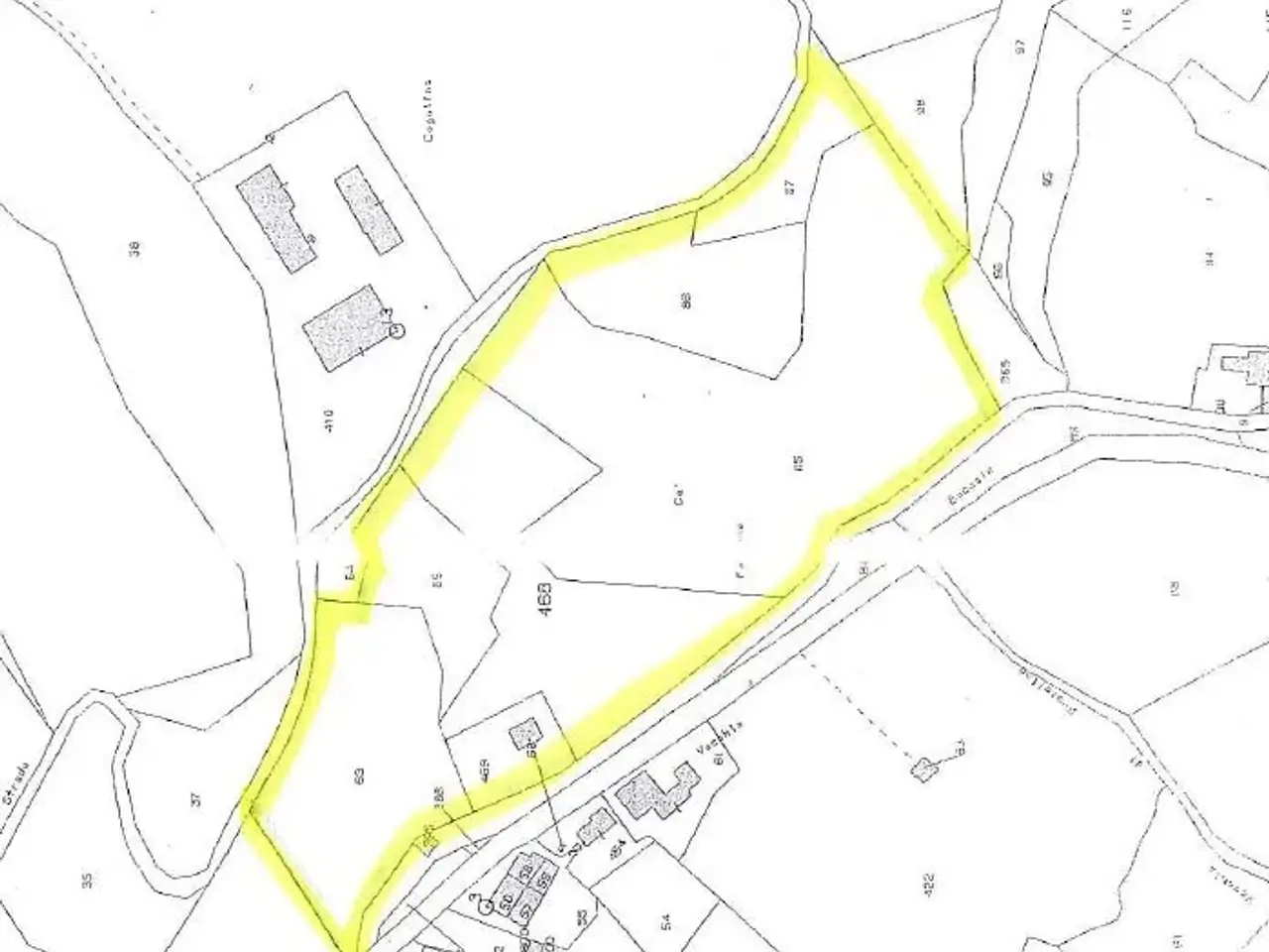 Deposito in Via Rio Maggiore 7, Borgo Tossignano, {3} - Planimetria 1