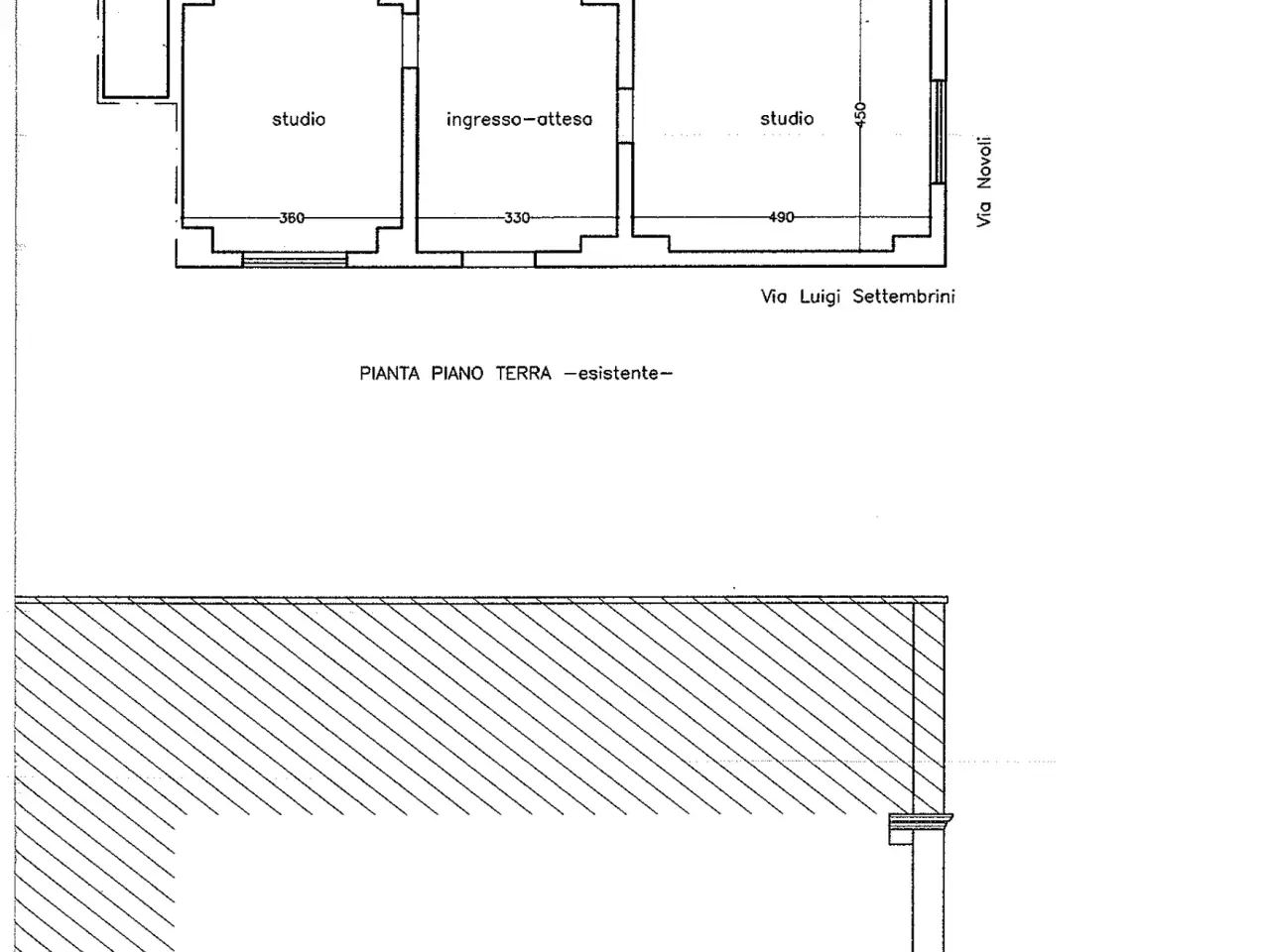 Ufficio in Via Luigi Settembrini 2, Carmiano, {3} - Planimetria 1