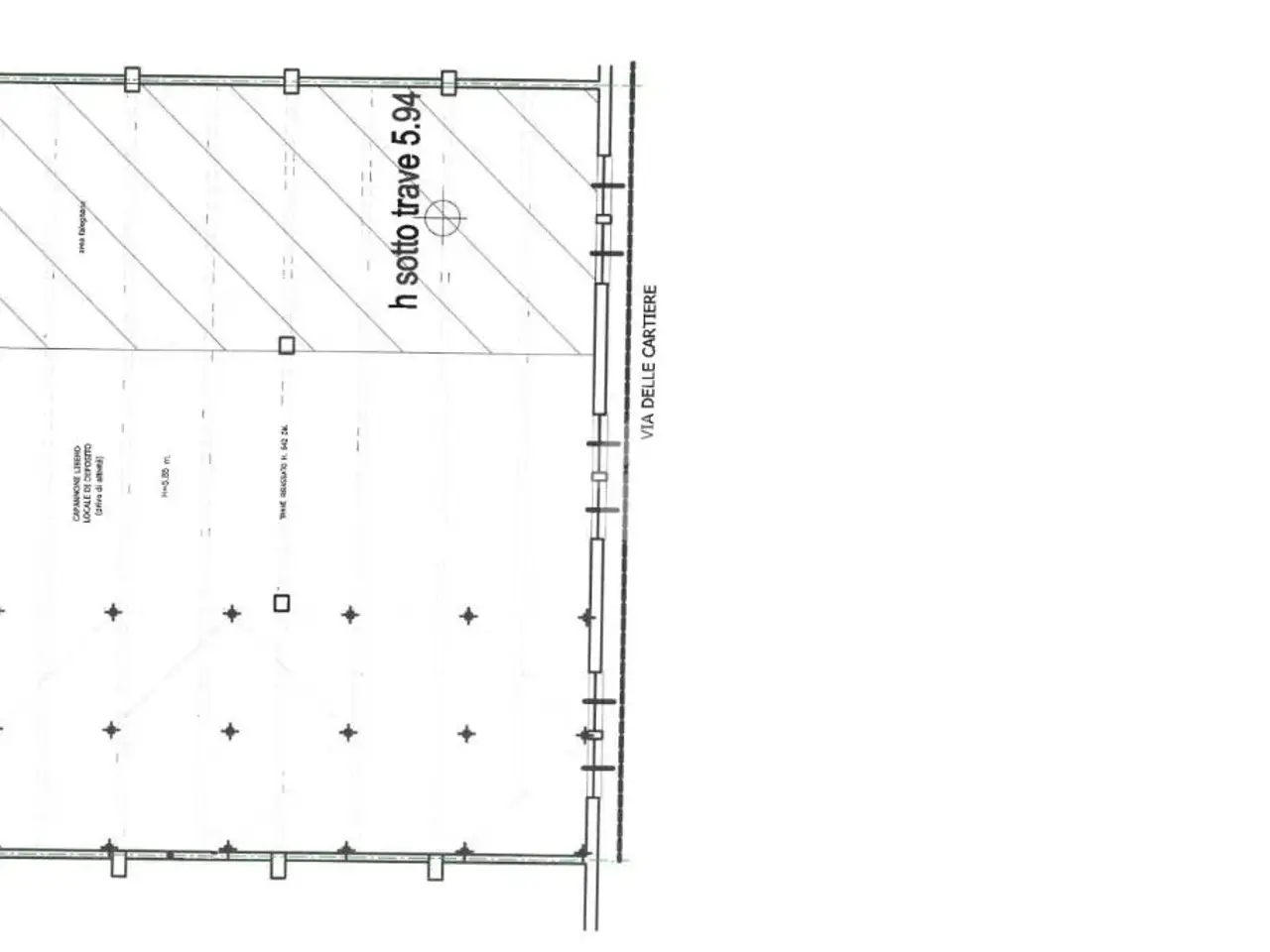Capannone in Via alle Fabbriche 85, Caselle Torinese, {3} - Planimetria 1