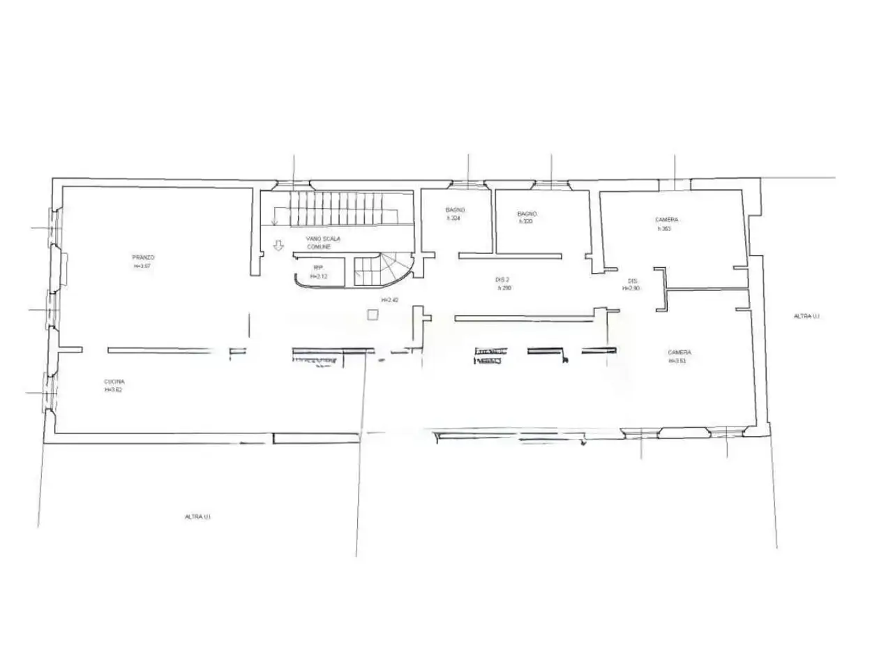 Ufficio in Via Fontanelli, Reggio Emilia, {3} - Planimetria 1