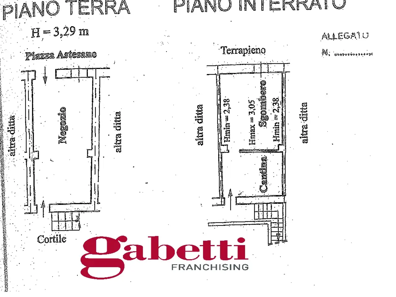 Negozio in Piazza Astesano 18, Asti, {3} - Planimetria 1