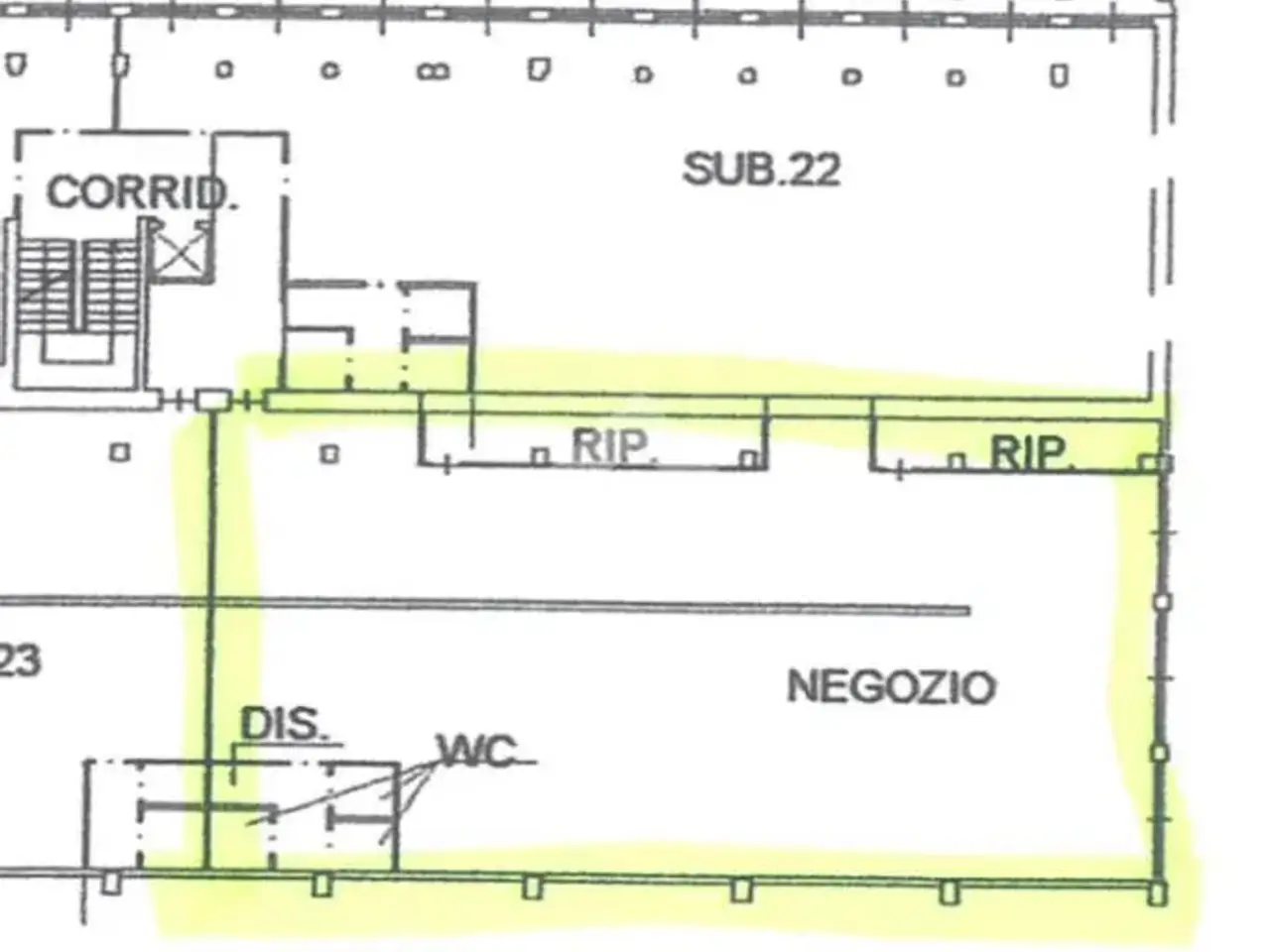 Negozio in , Rosta, {3} - Planimetria 1