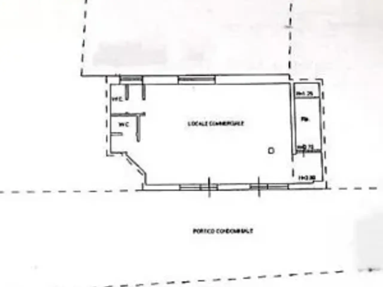 Negozio in Via della Verdura 9, Teramo, {3} - Planimetria 1