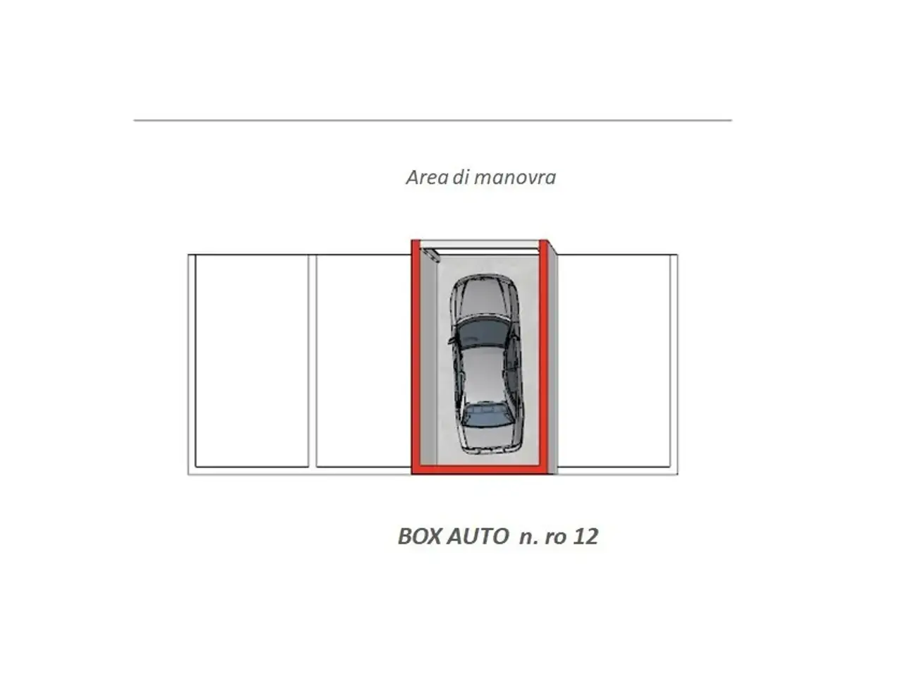 Parcheggio chiuso in Via Gabriele Rossetti 103 - 105r, Genova, {3} - Planimetria 1