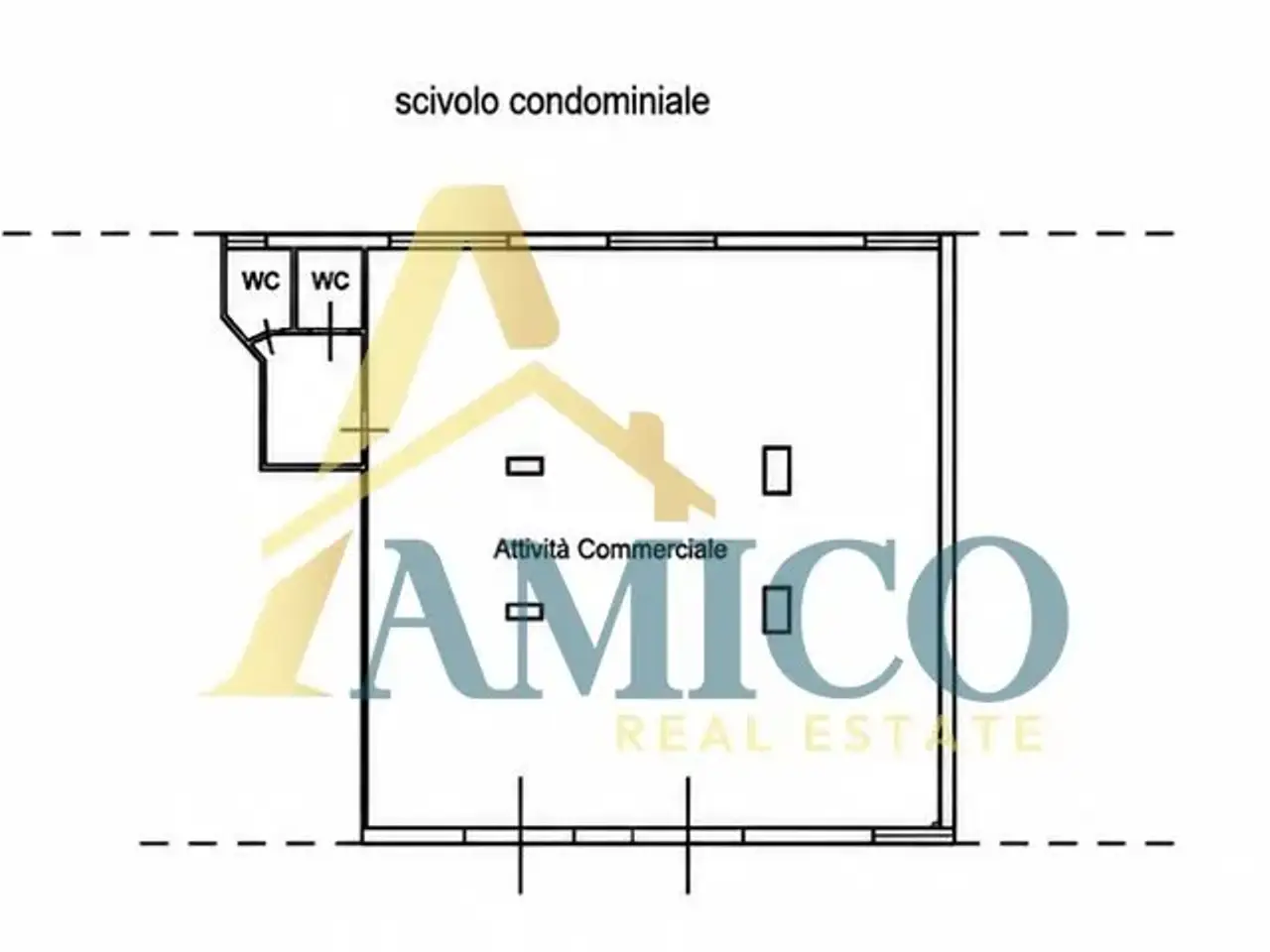 Negozio in Via Rosolino Pilo 11, Bagheria, {3} - Planimetria 1