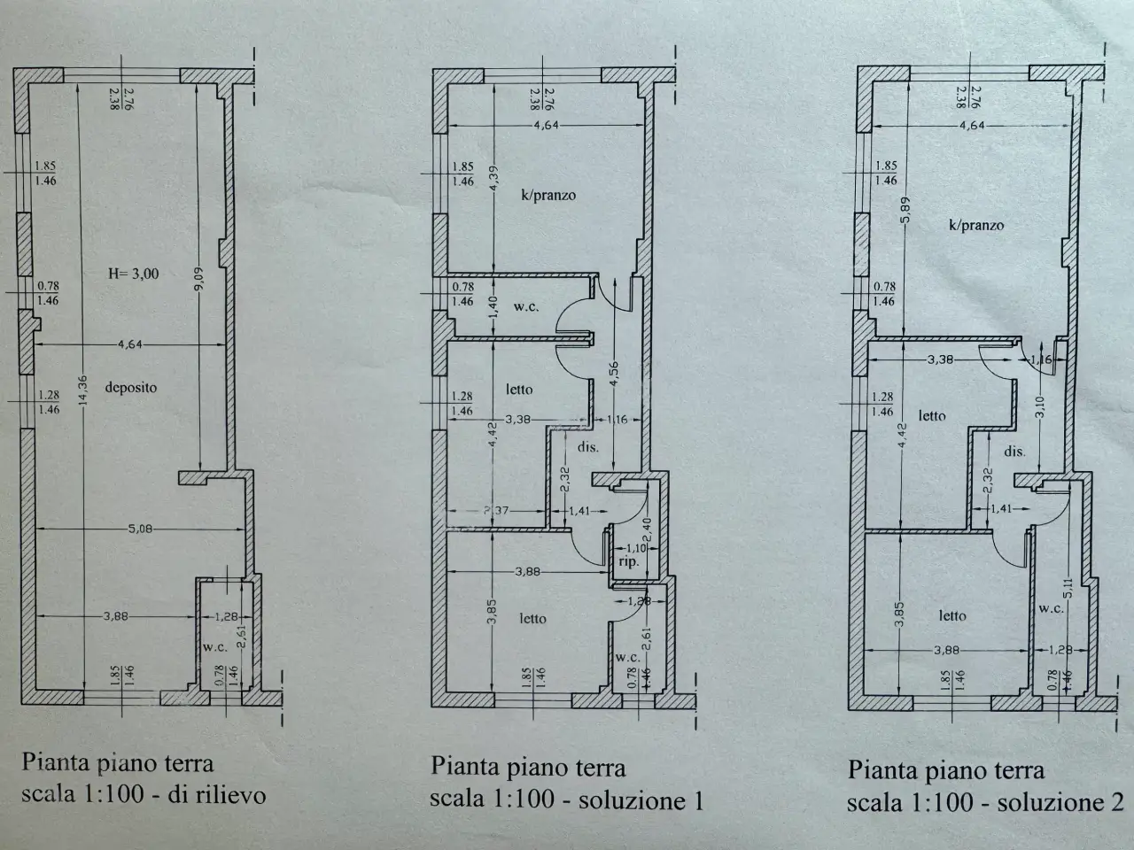 Deposito in Via Cialdini 129d, Monopoli, {3} - Planimetria 1