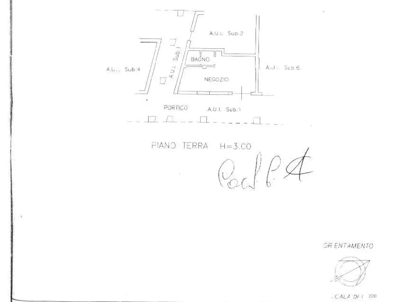 Negozio in Via Andrea Previtali, Bergamo, {3} - Planimetria 1